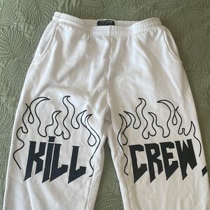 Kill Crew draw string sweatpants